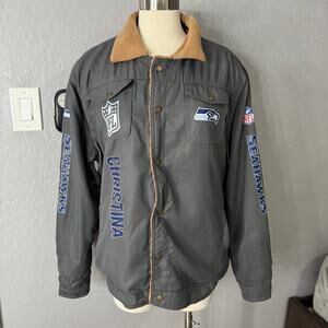 NFL Seattle Seahawks Jacket W/ Fur Inside, Gray